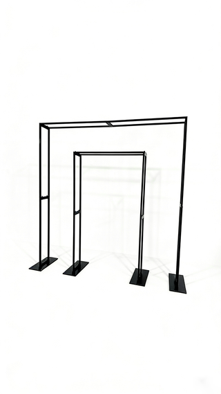 Noir Minimalist Arch Duo