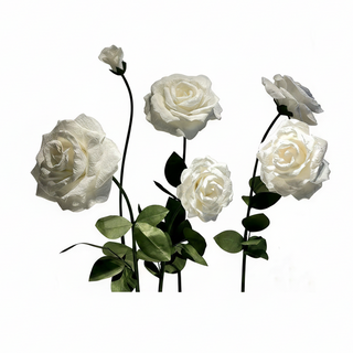 Heirloom Rose Sculpture (white)